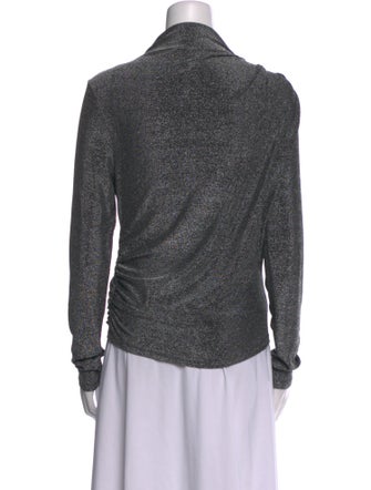 Veronica Beard Cowl Neck Long Sleeve Sweatshirt