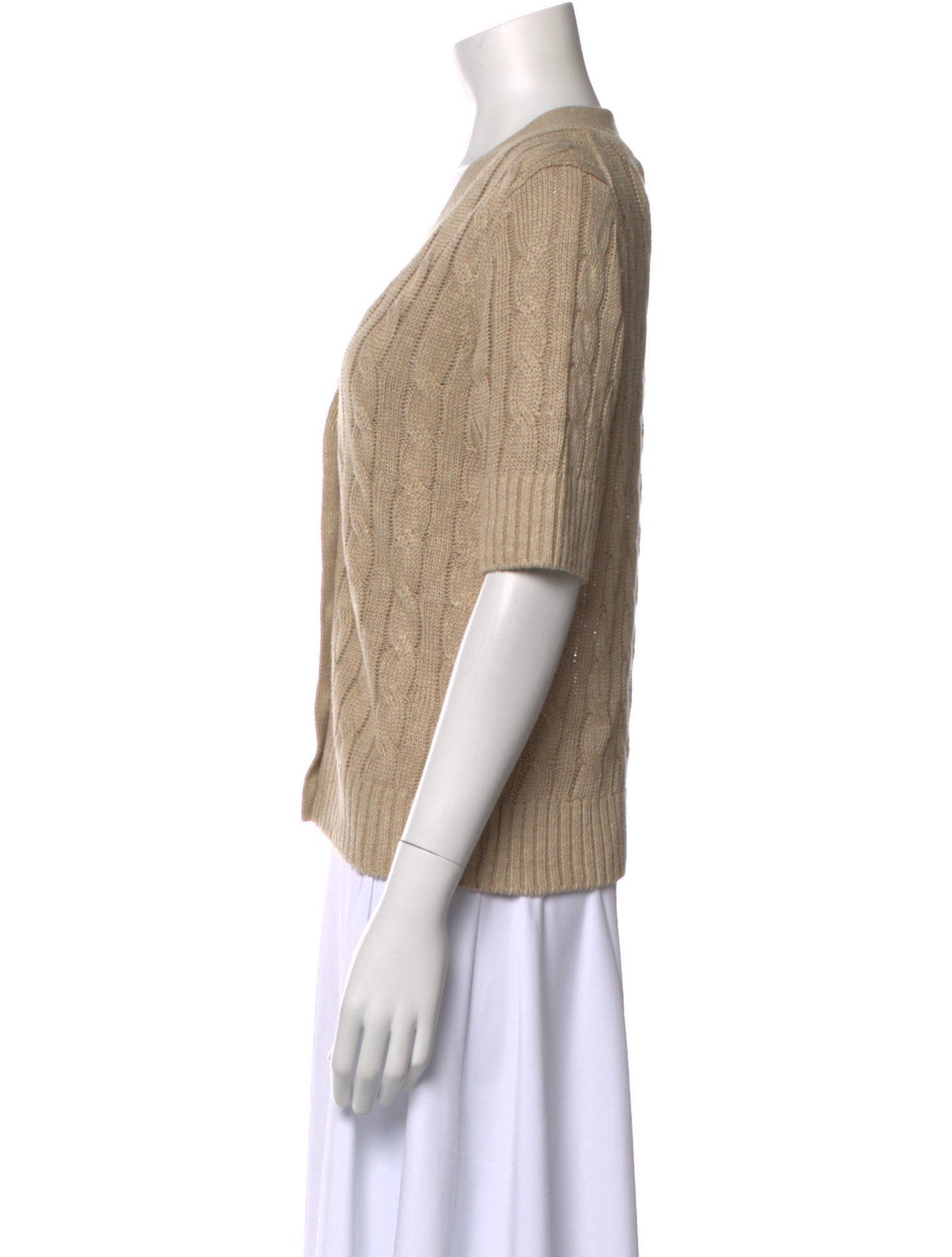 Veronica Beard Linen V-Neck Sweater w/ Tags