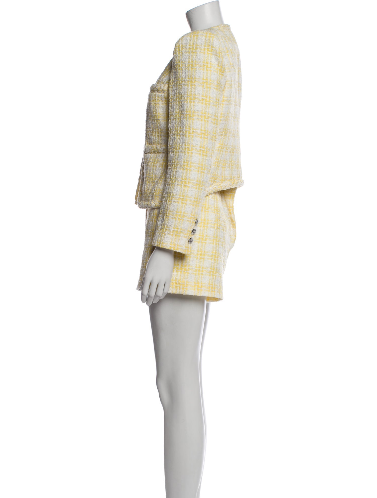 Veronica Beard Floral Print Braided Accents Short Set