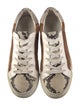 Veronica Beard Suede Animal Print Sneakers