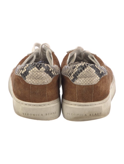Veronica Beard Suede Animal Print Sneakers