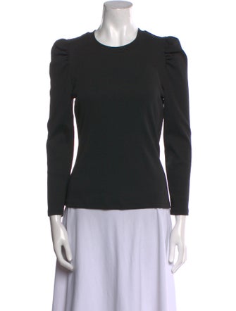 Veronica Beard Crew Neck Long Sleeve Top