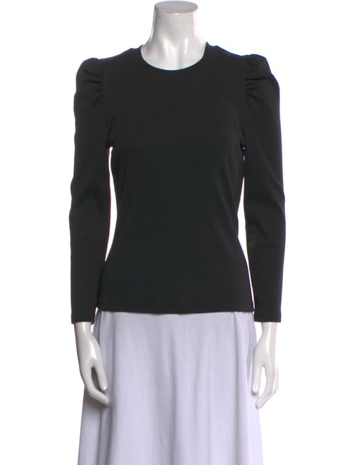 Veronica Beard Crew Neck Long Sleeve Top