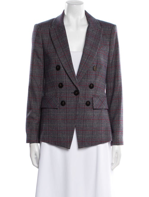 Veronica Beard Plaid Print Blazer