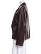 Veronica Beard Lamb Leather Blazer