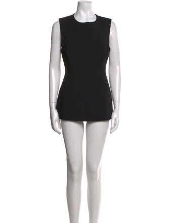 Veronica Beard Crew Neck Mini Dress