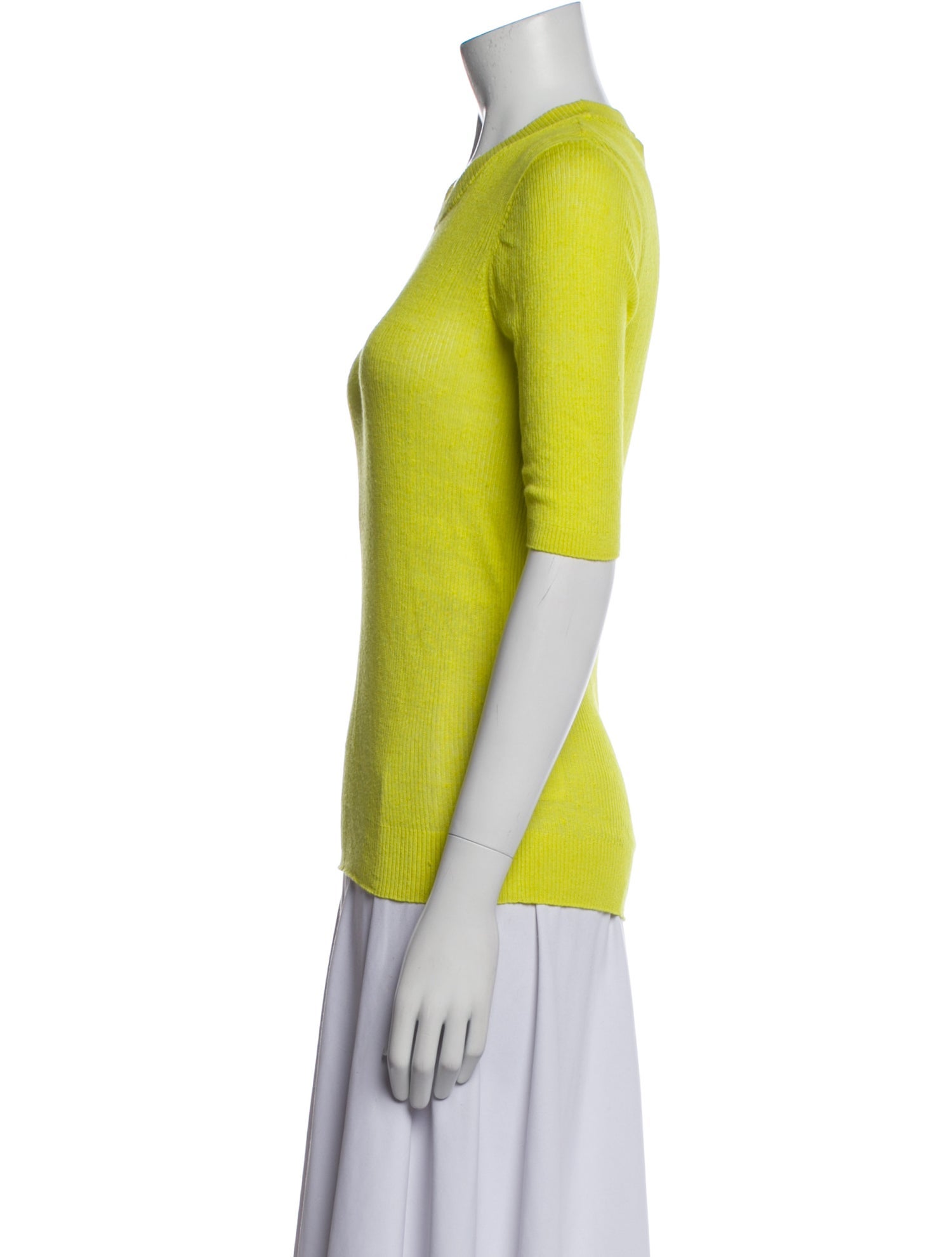 Veronica Beard Linen Scoop Neck Top