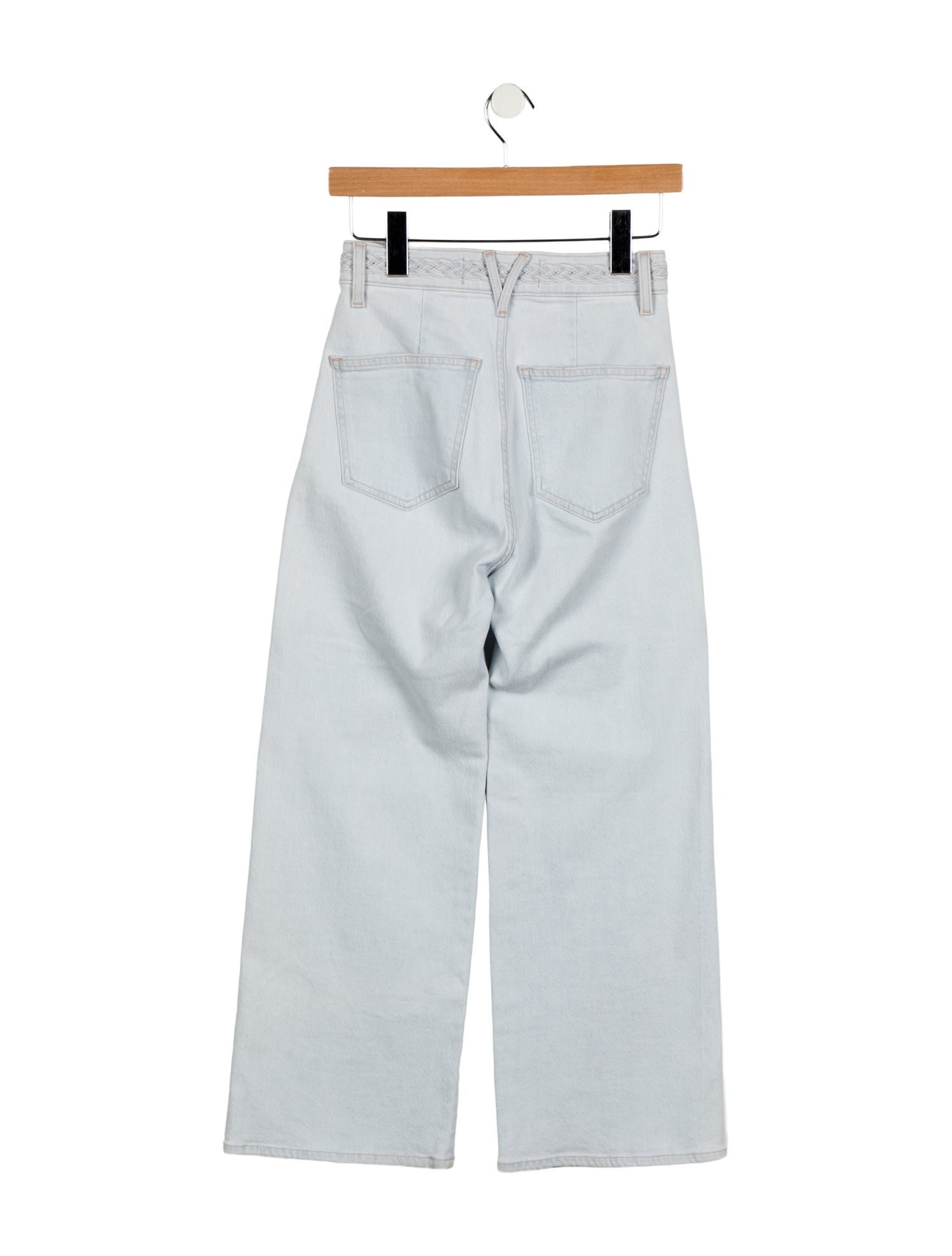 Veronica Beard Mid-Rise Wide Leg Jeans