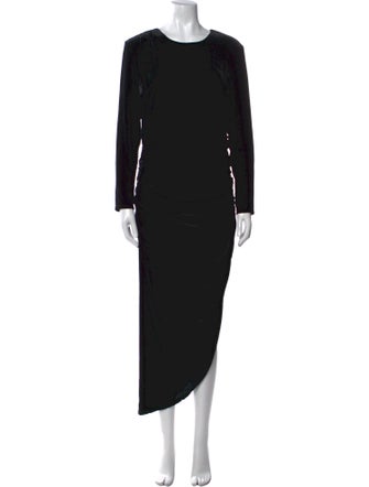 Veronica Beard Crew Neck Long Dress