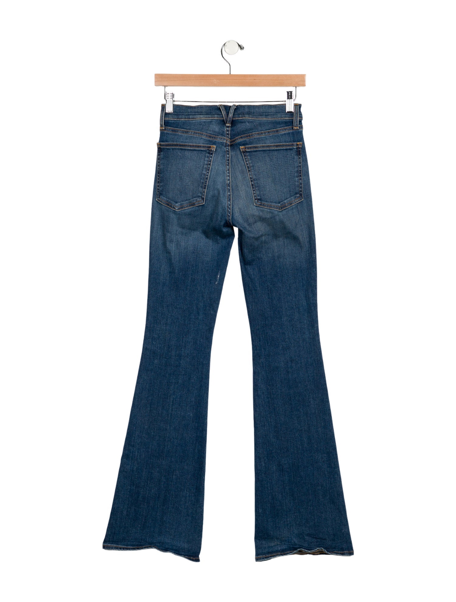 Veronica Beard Mid-Rise Wide Leg Jeans