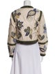 Veronica Beard Silk Printed Evening Jacket