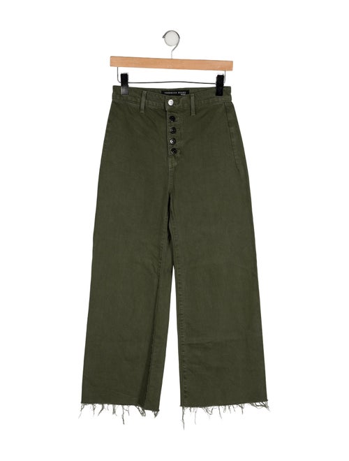 Veronica Beard High-Rise Wide Leg Jeans