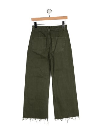 Veronica Beard High-Rise Wide Leg Jeans