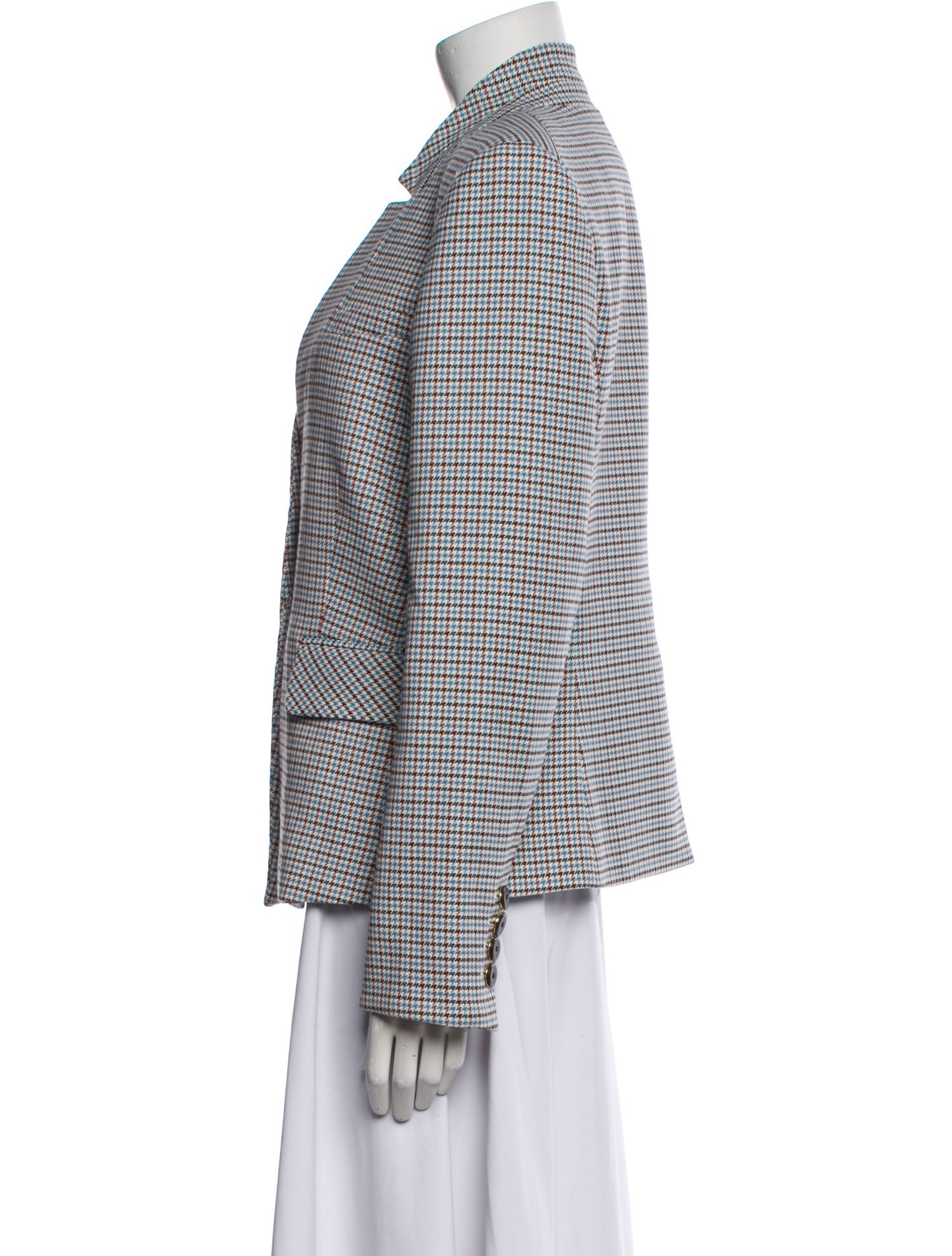 Veronica Beard Houndstooth Print Blazer