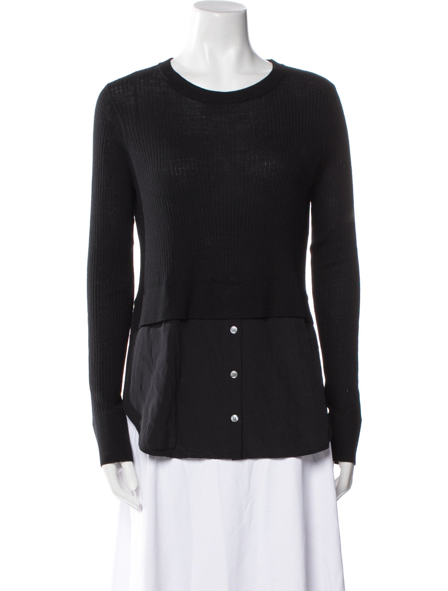 Veronica Beard Wool Scoop Neck Sweater