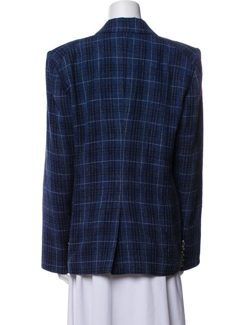 Veronica Beard Plaid Print Blazer