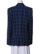 Veronica Beard Plaid Print Blazer