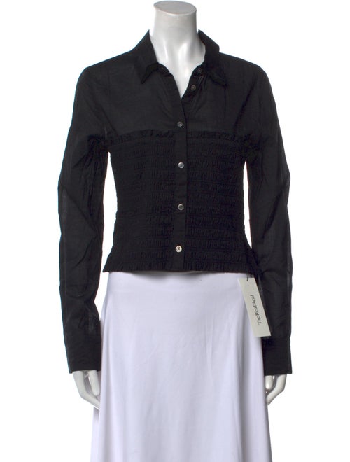 Veronica Beard Long Sleeve Button-Up Top