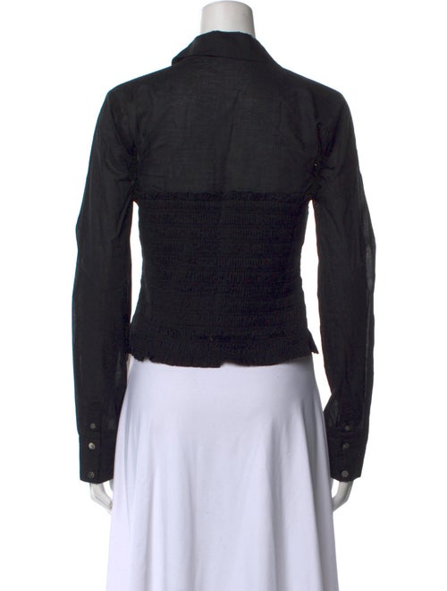 Veronica Beard Long Sleeve Button-Up Top