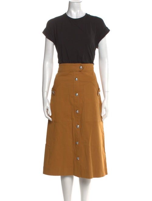 Veronica Beard Crew Neck Midi Length Dress