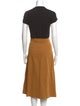 Veronica Beard Crew Neck Midi Length Dress