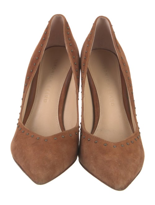 Veronica Beard Suede Studded Accents Pumps