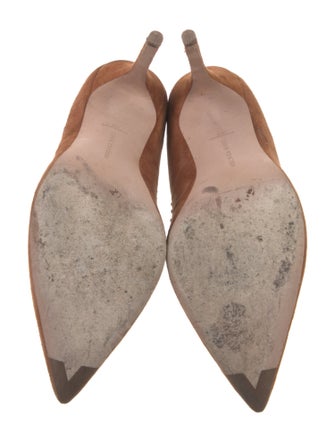 Veronica Beard Suede Studded Accents Pumps