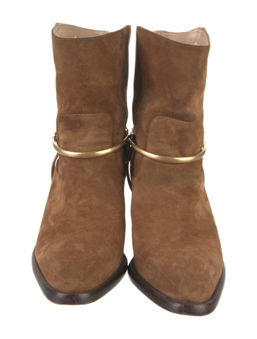 Veronica Beard Suede Western Boots