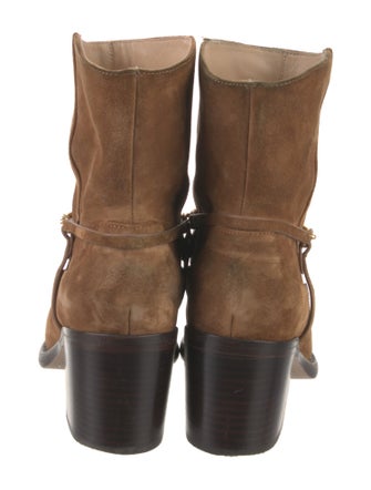 Veronica Beard Suede Western Boots