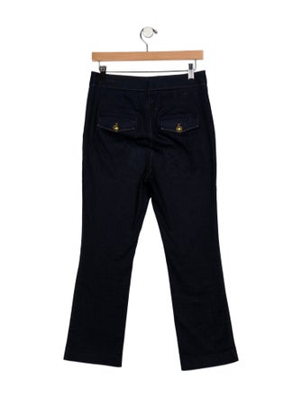 Veronica Beard Mid-Rise Straight Leg Jeans
