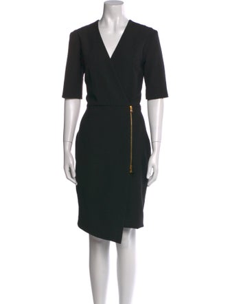 Veronica Beard V-Neck Midi Length Dress