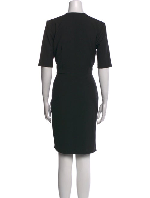 Veronica Beard V-Neck Midi Length Dress