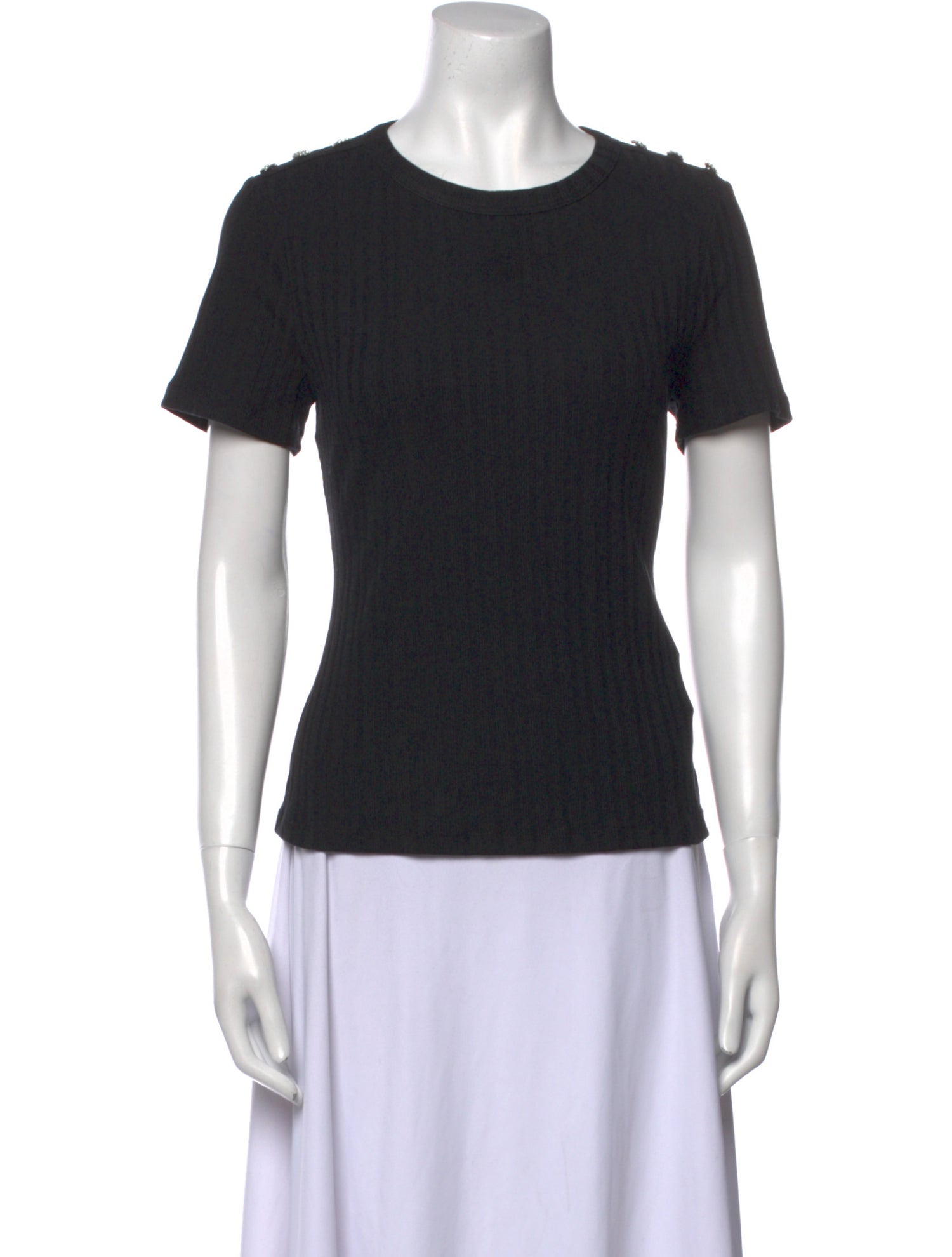 Veronica Beard Crew Neck Short Sleeve T-Shirt