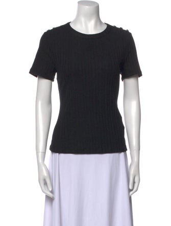 Veronica Beard Crew Neck Short Sleeve T-Shirt