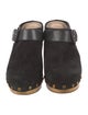 Veronica Beard Suede Studded Accents Slides