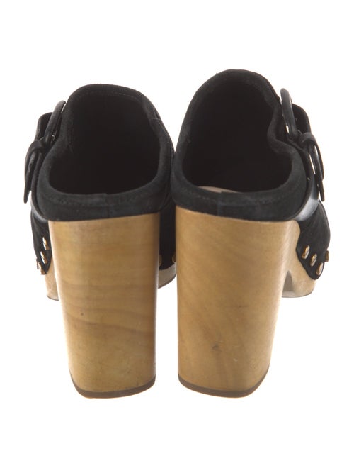 Veronica Beard Suede Studded Accents Slides