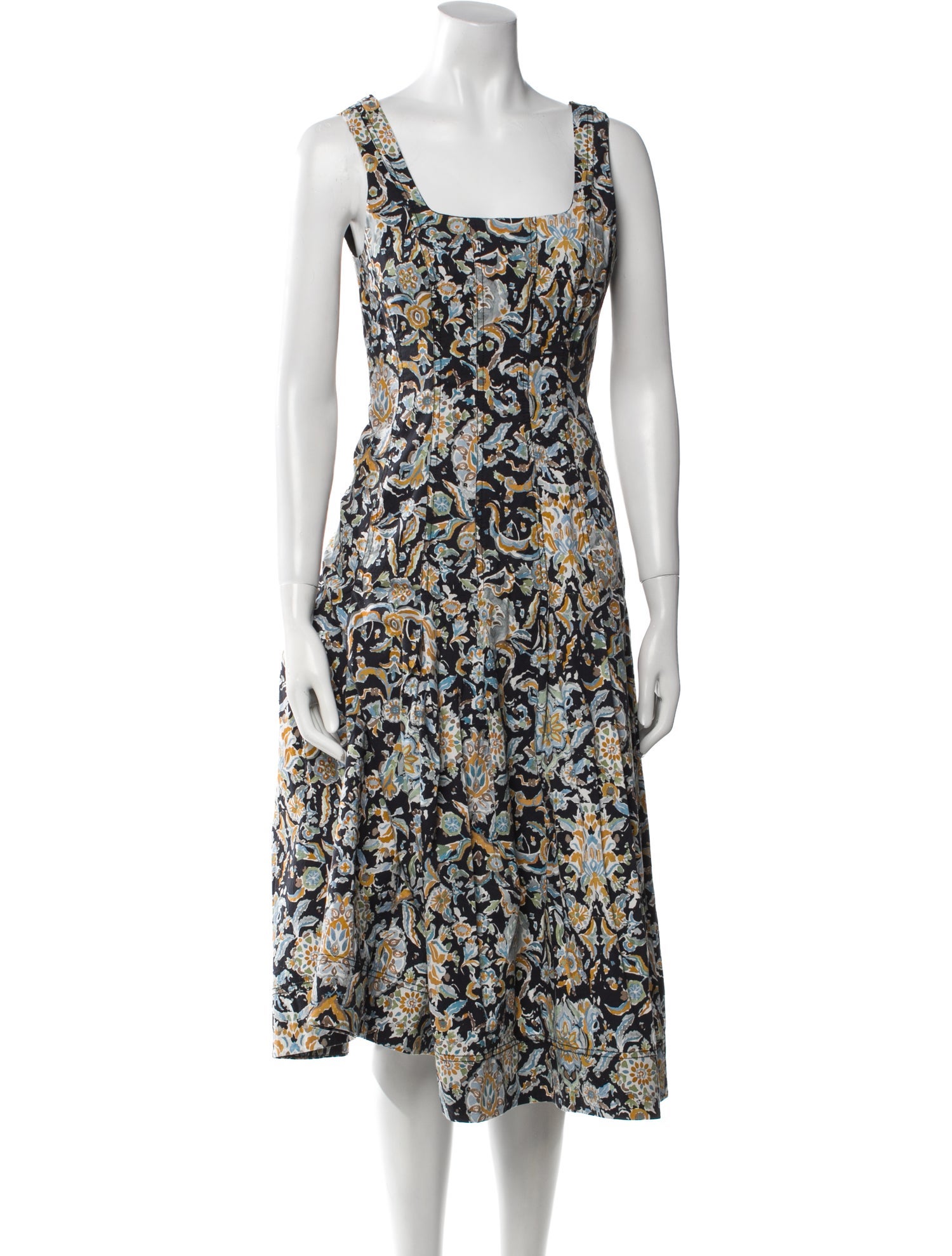 Veronica Beard Printed Midi Length Dress