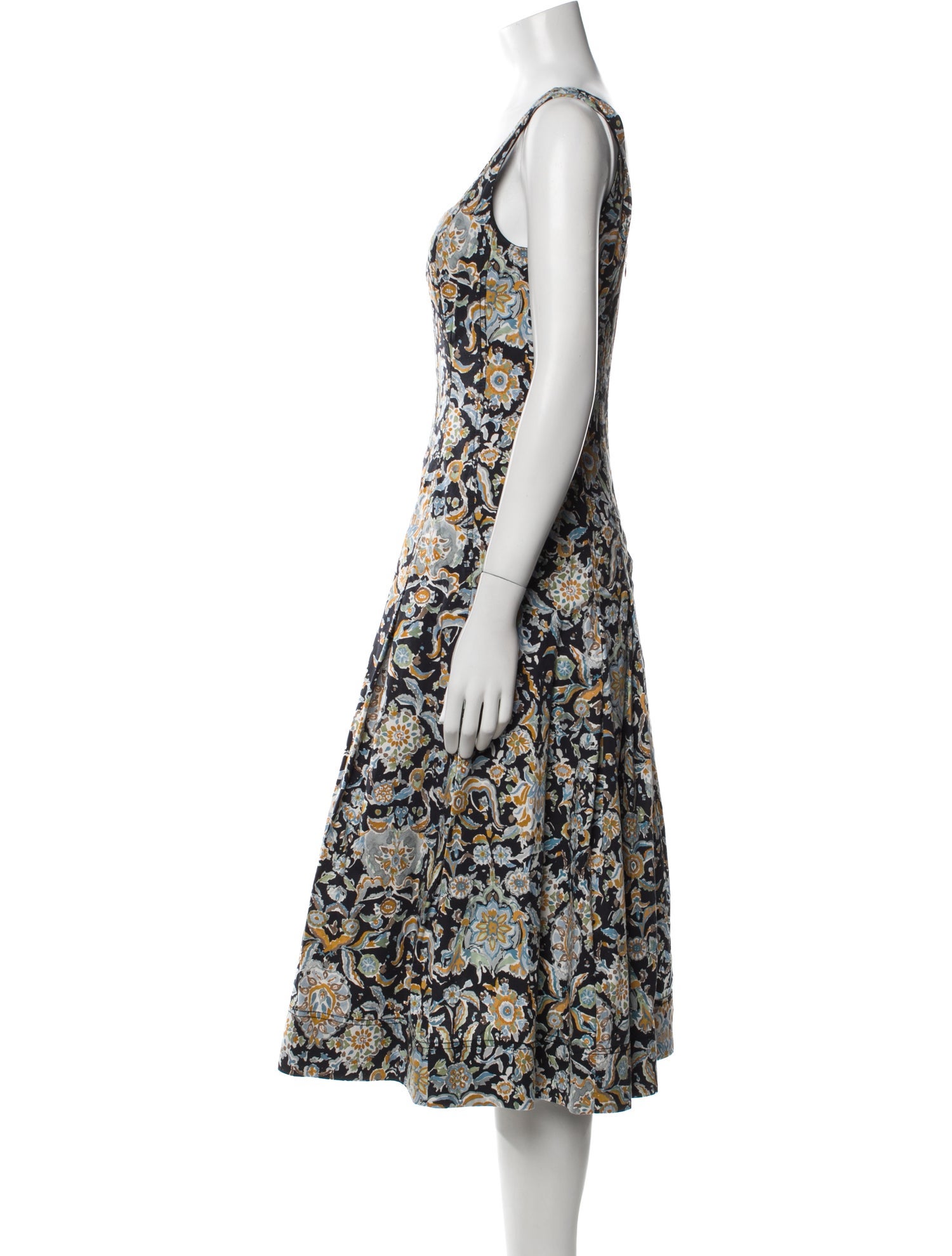 Veronica Beard Printed Midi Length Dress