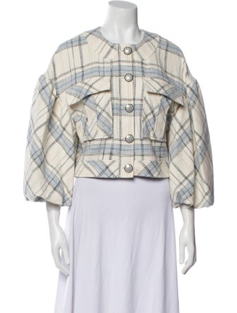 Veronica Beard Printed Evening Jacket