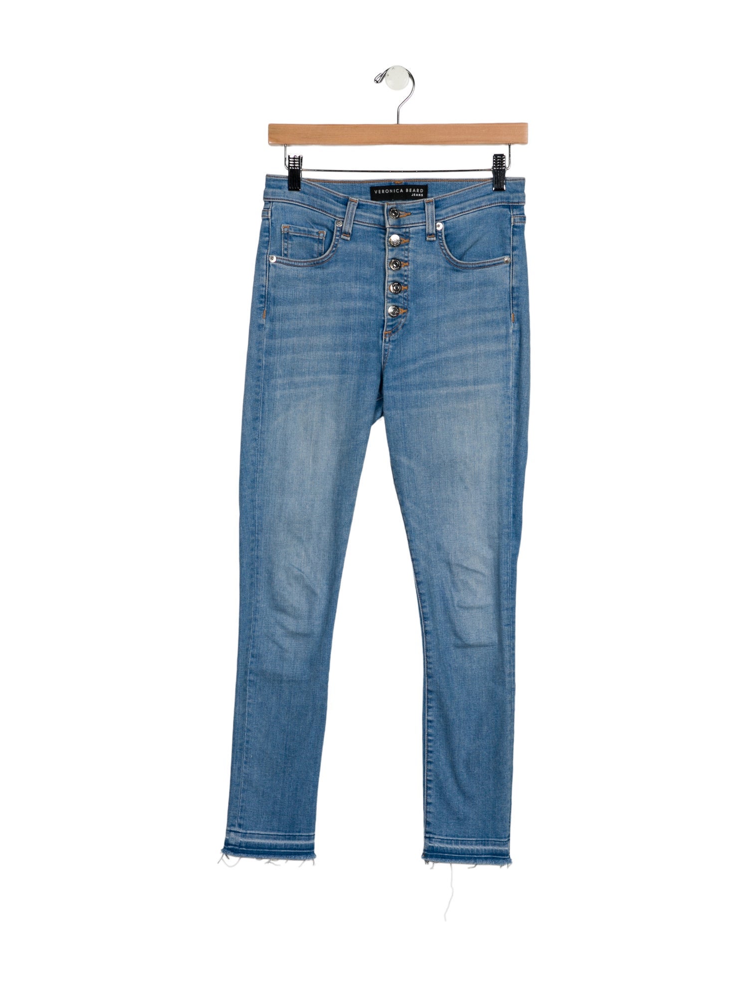 Veronica Beard Mid-Rise Skinny Leg Jeans