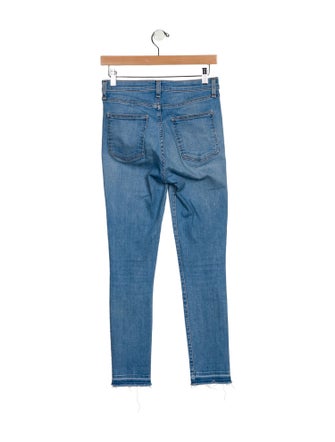 Veronica Beard Mid-Rise Skinny Leg Jeans