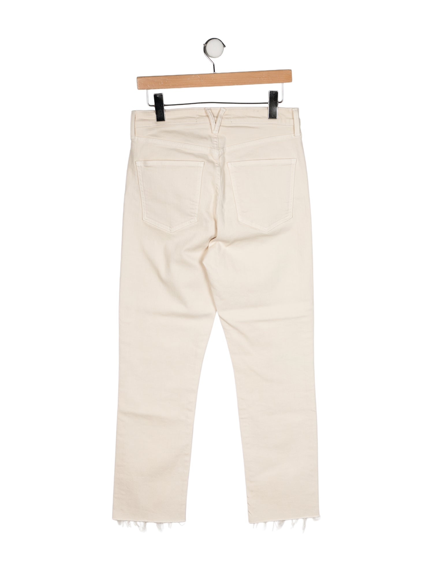 Veronica Beard High-Rise Straight Leg Jeans