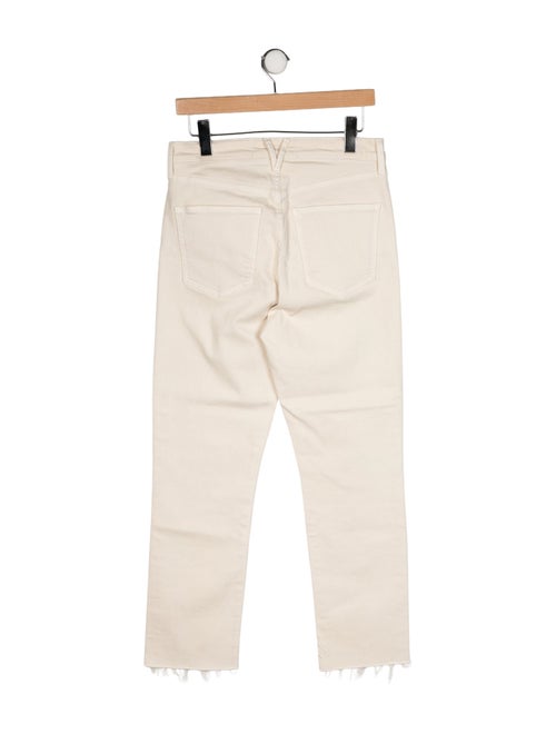 Veronica Beard High-Rise Straight Leg Jeans