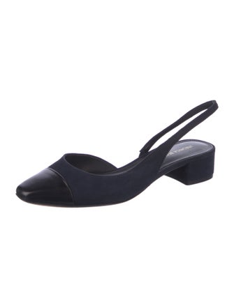 Veronica Beard Suede Slingback Flats