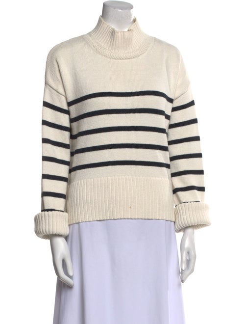 Veronica Beard Striped Turtleneck Sweater