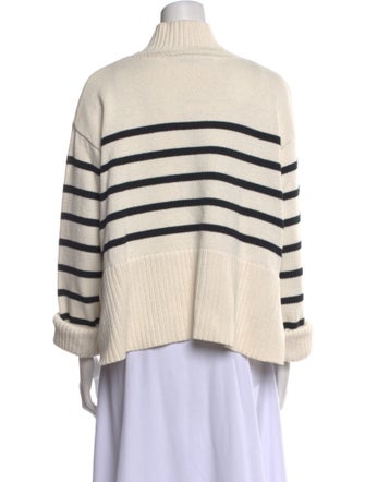 Veronica Beard Striped Turtleneck Sweater