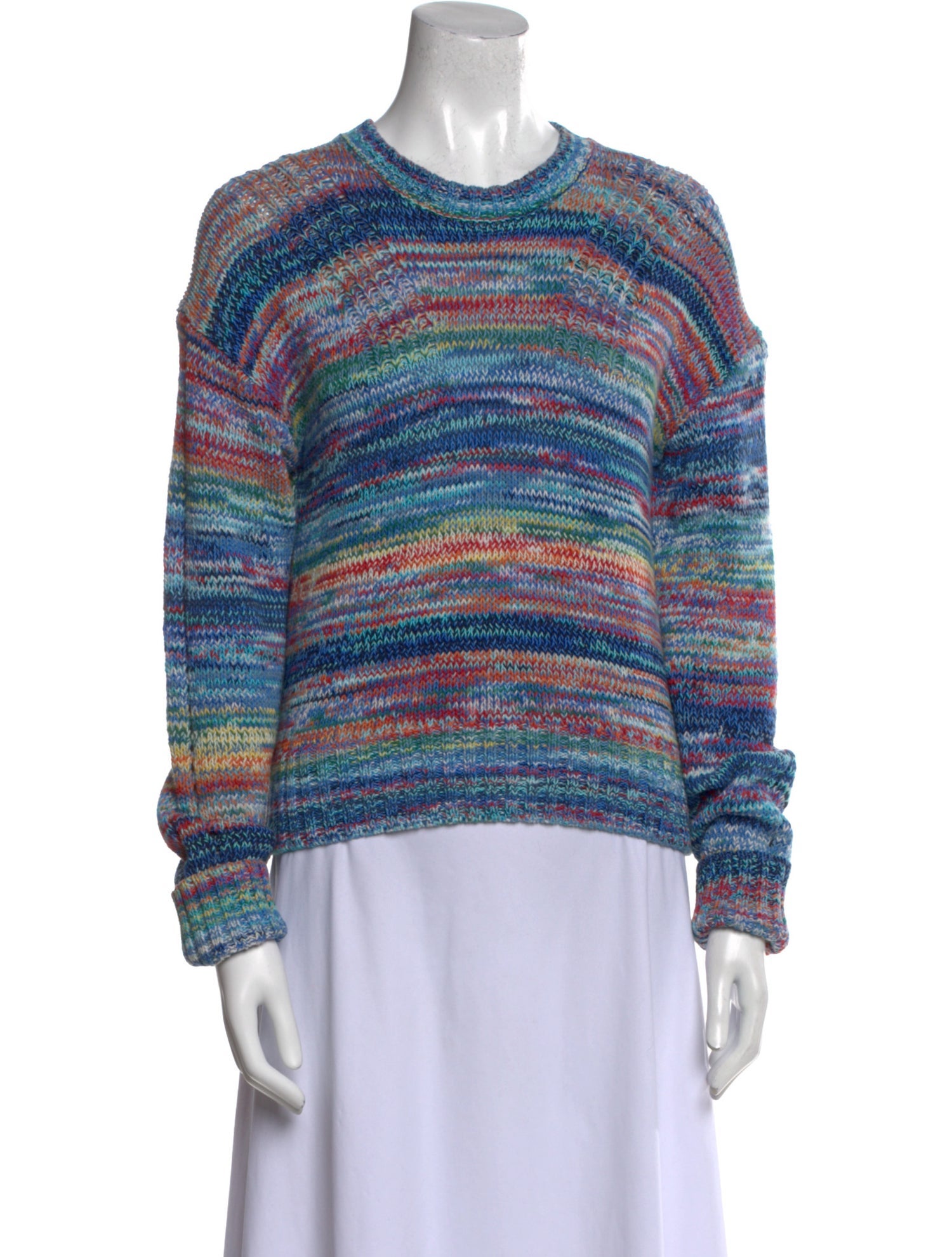 Veronica Beard Striped Crew Neck Sweater