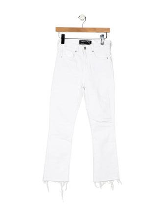 Veronica Beard High-Rise Straight Leg Jeans
