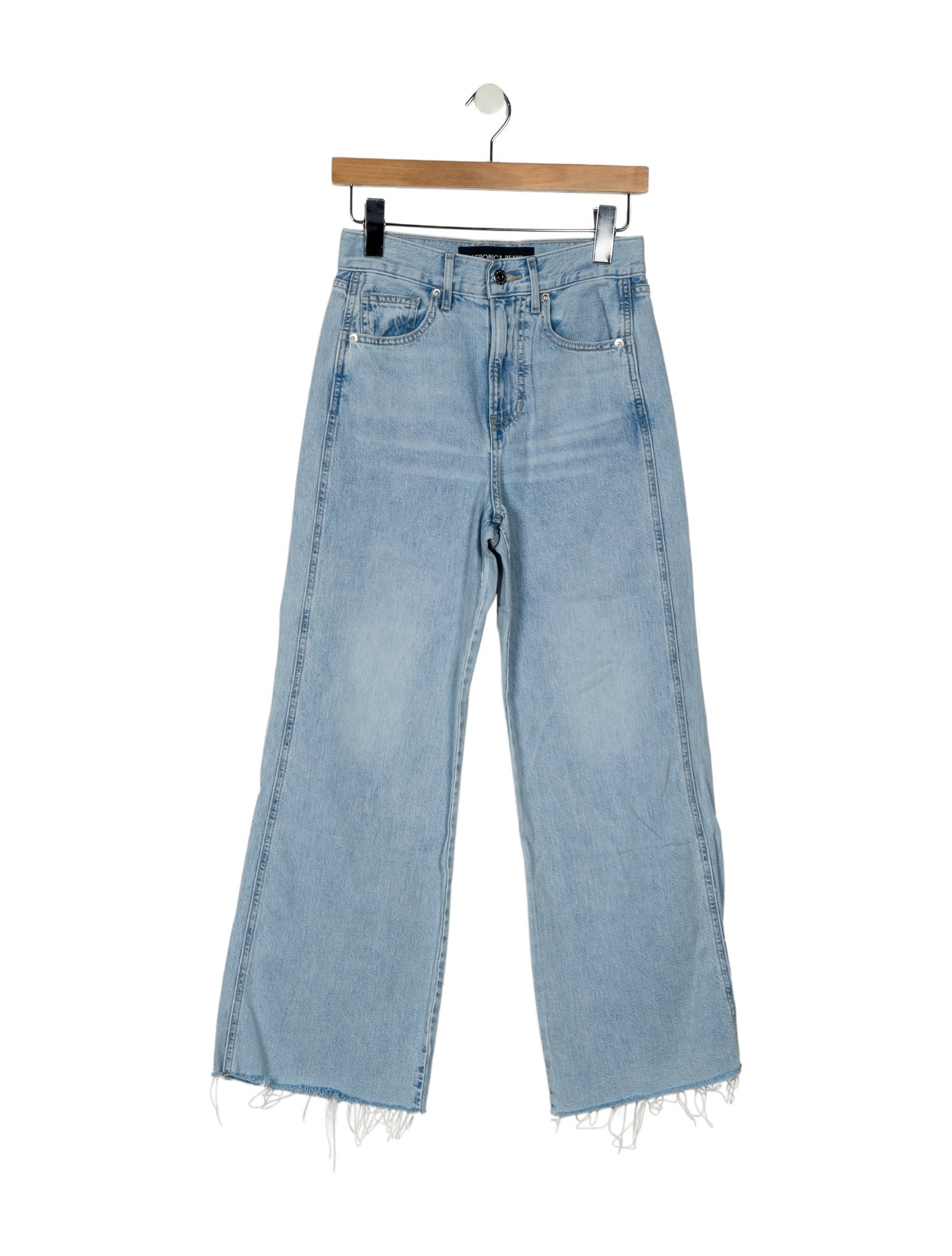 Veronica Beard High-Rise Wide Leg Jeans