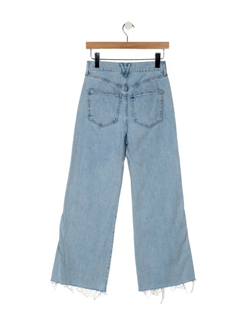 Veronica Beard High-Rise Wide Leg Jeans
